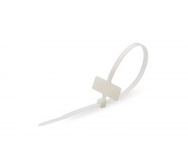 Нейлоновые маркировочные стяжки FORTISFLEX КСМ 3х200 белый 100 штук 53314 