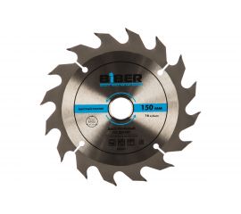 Диск пильный по дереву (150х20/16 мм; Z16; быстрый рез) Biber 85241 тов-123353 