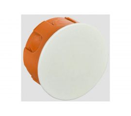 Распаячная коробка IEK КМ41007 для твердых стен d80x40 с крышкой UKT11-080-040-000 