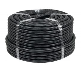 Легкая гофротруба УРАЛ ПАК ПНД 25 мм с протяжкой черная, м ГФ-1100025-075 