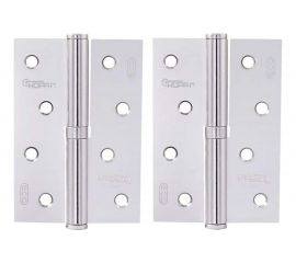 Петля НОРА-М ЕСО 750-4""-FHP-ECO хром.покр. левая 100х70х2,5 15438 