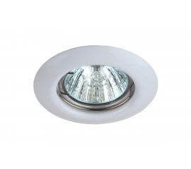 Штампованный светильник ЭРА ST3 WH MR16,12V/220V, 50W белый C0043801 