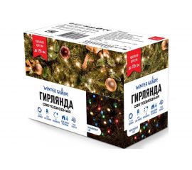 Электрическая гирлянда Winter Glade Мультиколор 370 ламп CM370 