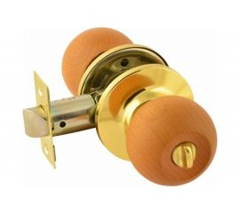 Ручка-защелка НОРА-М NEW дерево-бук ЗШ-03 фикс. 15689 