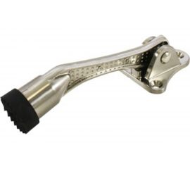 Дверной фиксатор Аллюр KH-130 SN матовый никель козья ножка Я665 