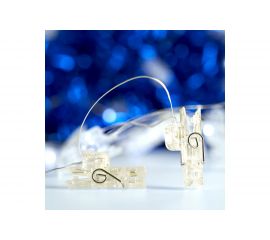 Линейная гирлянда FERON CL573 Прищепки 1.8 м, USB, 2700K 41650 