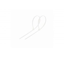 Кабельная нейлоновая хомут-стяжка REXANT 250x7,6 мм, белая, упаковка 100 шт. 07-0252 