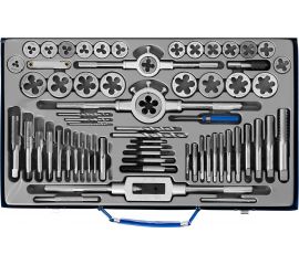 Набор метчиков и плашек Зубр ПРОФЕССИОНАЛ сталь Р6М5, 65 предметов 28110-H65 