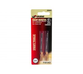 Пилки по дереву Т-101AО (2 шт; 75 мм; 18TPI; Cr-V) для лобзика SKRAB 20842 