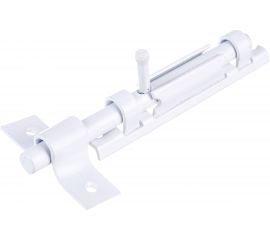 Накладная задвижка Домарт точёная ручка, белый 170287 