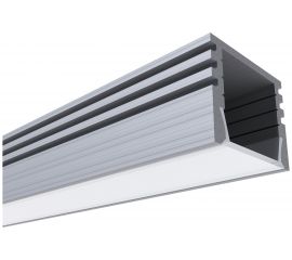 Алюминиевый прямой профиль Apeyron глубокий для светодиодной ленты 2м 3013 08-10 