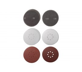 Набор шлифовальных и полировальных дисков 225 мм, 15 предметов KWB 491066 