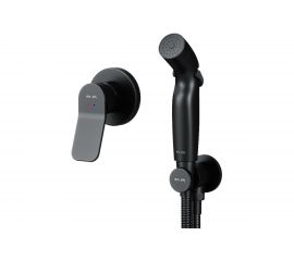 Гигиенический набор AM.PM X-Joy для скрытого монтажа со смесителем для душа, черный F40H85A22 