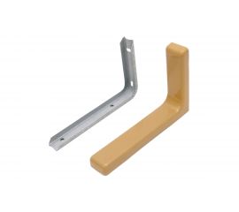 Кронштейн с декоративными накладками MFK-TORG бежевый L=240мм К-97 