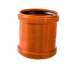 Двухраструбная муфта Ostendorf 110 для наружной канализации 220510 