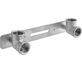 Планка монтажная с 2-мя водорозетками MasterProf 1/2" в/в ИС.072263 