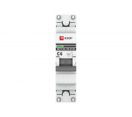 Автоматический однополюсный выключатель EKF 6А С ВА47-63 4.5кА PROxima 4095926 