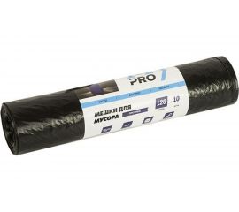 Мешки для мусора (10 шт; 120 л; ПВД; 20 мкм; 70х110 см; черный) 1-2-Pro ММВ12020-10 
