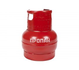 Баллон пропан 5 л бытовой с вентилем ВБК НЗГА с предохранительным клапаном Спец СВ-БАЛ5ВБКН 