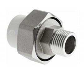 Комбинированная муфта SLT AQUA разъемная, НР 20х3/4 мм, американка SLTFM6202 