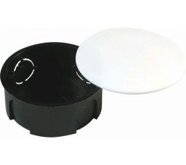 Монтажная коробка STEKKER 75x30мм EBX20-03-5, черно-белый 39858 