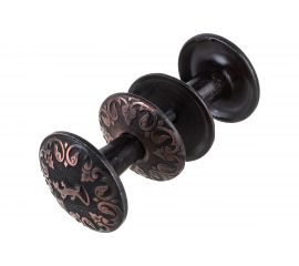 Дверная ручка Литейщик-Плюс РД-101 "Ящерица" старая медь 6500 