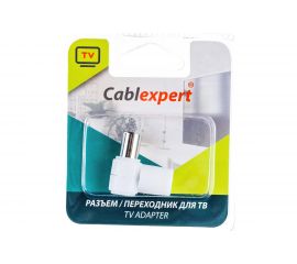 Разъем Cablexpert TV папа, 90 градусов, блистер TVPL-9 