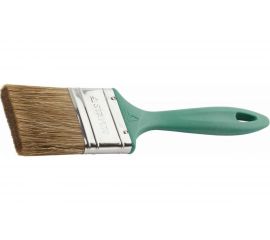 Плоская кисть STAYER Lasur Euro смешанная натуральная и искусственная щетина пластмассовая ручка 63 мм 01081-63 