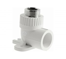 Комбинированный отвод PP-R SLT AQUA с креплением, НР 25х1/2 SLTFY7251 