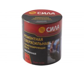 Герметизирующая лента СИЛА SFLEX-1015W (ремонтная; сверхсильная; 10 см х 1,5 м; прозрачная) Б0050343 