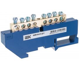 Нулевая шина, 6х9, 8-Д IEK YNN10-69-8D-K07 