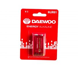 Алкалиновая батарейка DAEWOO 6LR61 ENERGY Alkaline 2021 BL-1 5029729 