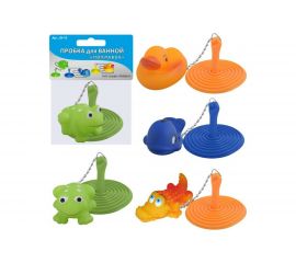 Пробка для ванны МУЛЬТИДОМ Поплавок отверстие 4,4-5,5 см DH34-15 