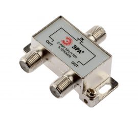 Делитель ЭРА ТВ DF01 2 ответвления под F разъем, 5-1000 МГц Б0048317 
