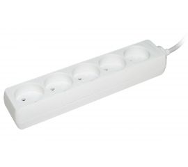 Удлинитель IEK У5, 5 мест, 2Р/3 метра, 2х0.75мм2, 10А/250 WYP10-06-05-03-N 