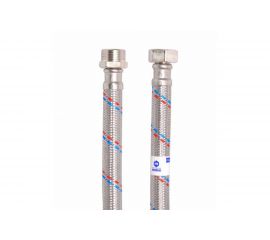 Подводка для воды MATEU ГИГАНТ 3/4"", 0.4 м, гайка-штуцер, нержавеющая сталь, 16 БАР, d13 13644 