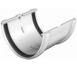 Соединитель желоба Технониколь (ПВХ; белый; 1 шт) TN359444 