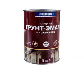 Грунт-эмаль Proremontt 3 в 1 голубая, 0.8 кг Лк-00012397 