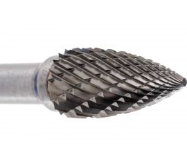 Борфреза твердосплавная форма G параболическая с заостренной вершиной DCM HM G1020M06-45 (10х20х6х60 мм) NORGAU 077135100 