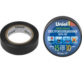 Изоляционная лента Uniel 10/15/01 BLK UIT-135P 4510 