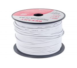 Провод ПГВА REXANT 1х1.00 кв.мм, белый, бухта 100 м 01-6521 