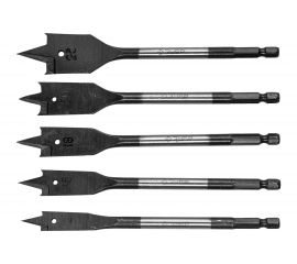 Набор перовых сверл по дереву 5 шт d=12-25 мм, с боковыми подрезателями Мастер Зубр 29505H5_z01 