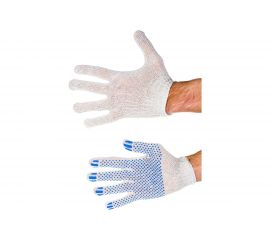 Трикотажные перчатки СВС с ПВХ напылением, 7 класс 31010270 