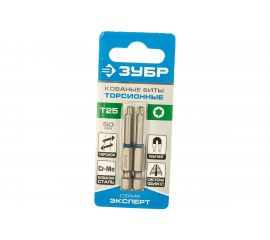 Биты "ЭКСПЕРТ" 2 шт. (50 мм; T25) Зубр 26015-25-50-2 