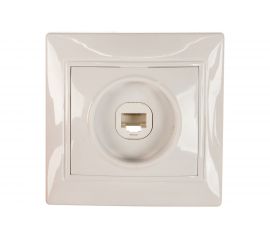 Компьтерная розетка, белая UNIVersal Севиль C0051 