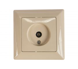 Розетка TV Intro 430102 одиночная, СУ, Solo, слоновая кость Б0043369 