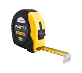 Рулетка Ultima Lite, 10мх25мм, обрезиненный пластиковый корпус, 131033 