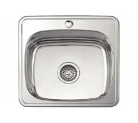 Мойка LEDEME нержавеющая сталь, врезная 480x480x180 0.8 мм выпуск 3 1/2 ГЛЯНЦЕВАЯ L94848 97931 