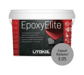 Эпоксидный состав для укладки и затирки LITOKOL EpoxyElite E.05 СЕРЫЙ БАЗАЛЬТ 482270002 