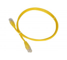 Патч-корд TWT RJ45-RJ45, 4 пары, UTP, категория 5е, 5 м, желтый, 45-45-5.0-YL 